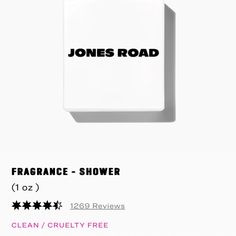 Jones Road Shower fragrance